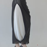 Oracle Long Skirt (Black/White)