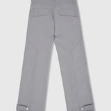 Zip Pleat Pants (Gray)