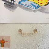 Brass Spiral Wall Hanger