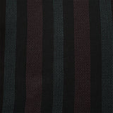 Striped Knitted Zip Up Polo (Green/Multi)