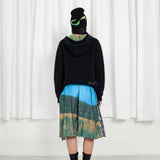 Mohair Jacquard Zip-Up Hoodie (Apple Peel)