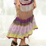 Garden Knit Midi Skirt (Multi)