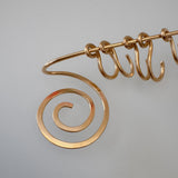 Brass Spiral Wall Hanger