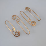Brass Paper Clip Book Jewelry