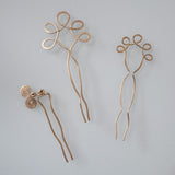 Brass Hairpin (Mini Loops)