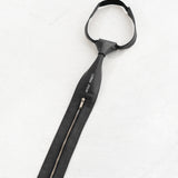 Cavity Leather Tie