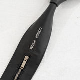 Cavity Leather Tie