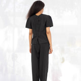 Big Shoulder Button Front Shirt