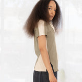 No. 112 Short Sleeve Knit T-Shirt (Olive Green)