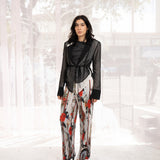 Jack Trousers in Rudi Light (White/Rose)