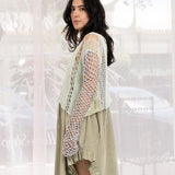 Long Sleeve Knit Jumper (Mint Green)