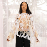 Big White Knit Jumper