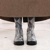 Calf Boots (Diamond Check)