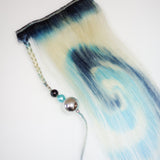 Fancy Blue Warp Hair Extensions