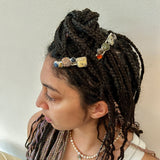 Special Barrette (Green/Grey)