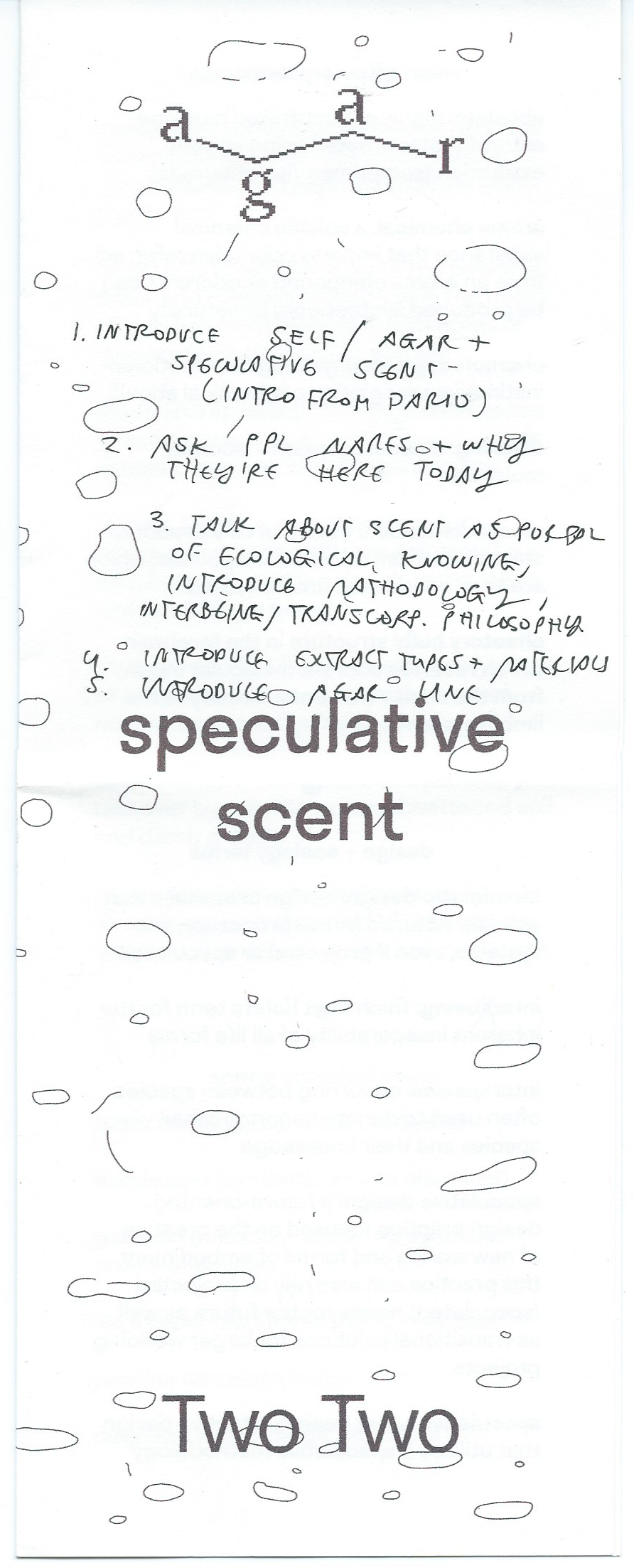 Speculative Scent w/ agar olfactory