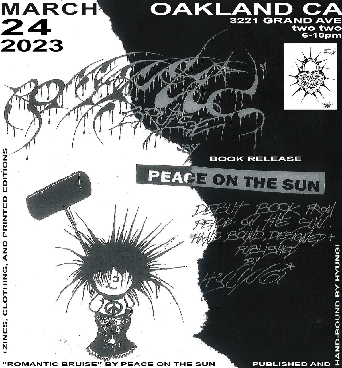Peace on the Sun x HYUNGI "Romantic Bruise" Book Release