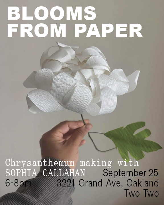Blooms From Paper - Paper Chrysanthemum Making w/ Sophia Okada Callahan