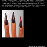 BioTextiles Design Workshop w/ Olivia Cueva — September 14, 2025