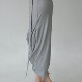 Antro Striped Skirt (Gray)