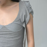 Altra Stripe Top (Gray)