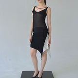 Aphora Sheer Top (Black)
