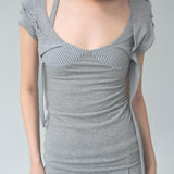 Altra Stripe Top (Gray)