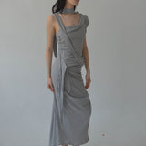 Antro Striped Dress (Gray)
