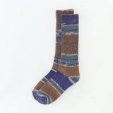 Kasuri Socks (Purple)