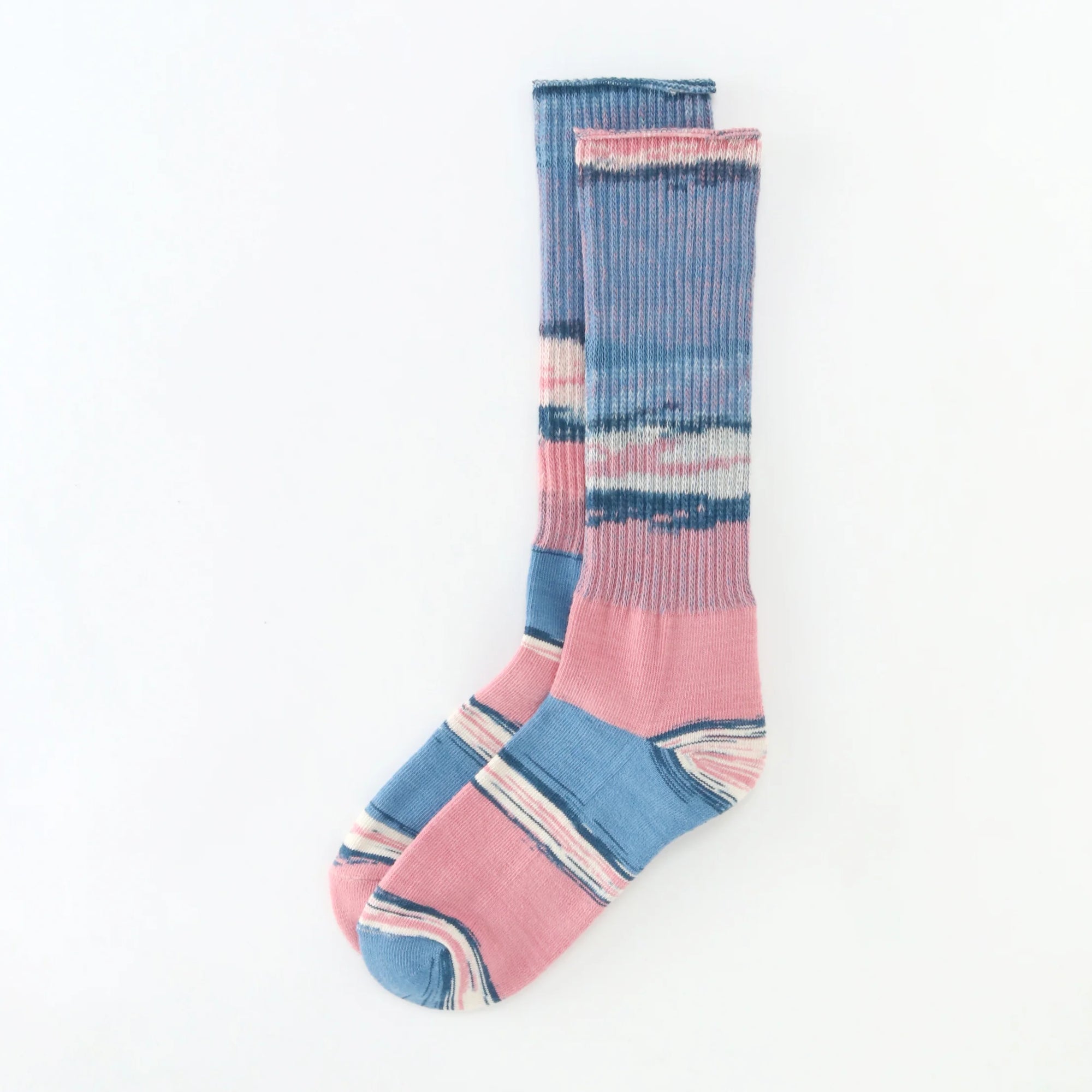 Kasuri Socks (Pink)