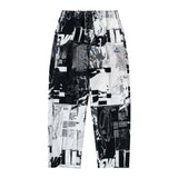 Mosaic Printed Easy Pants (Black)