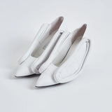 "LADY" High Heels (White)