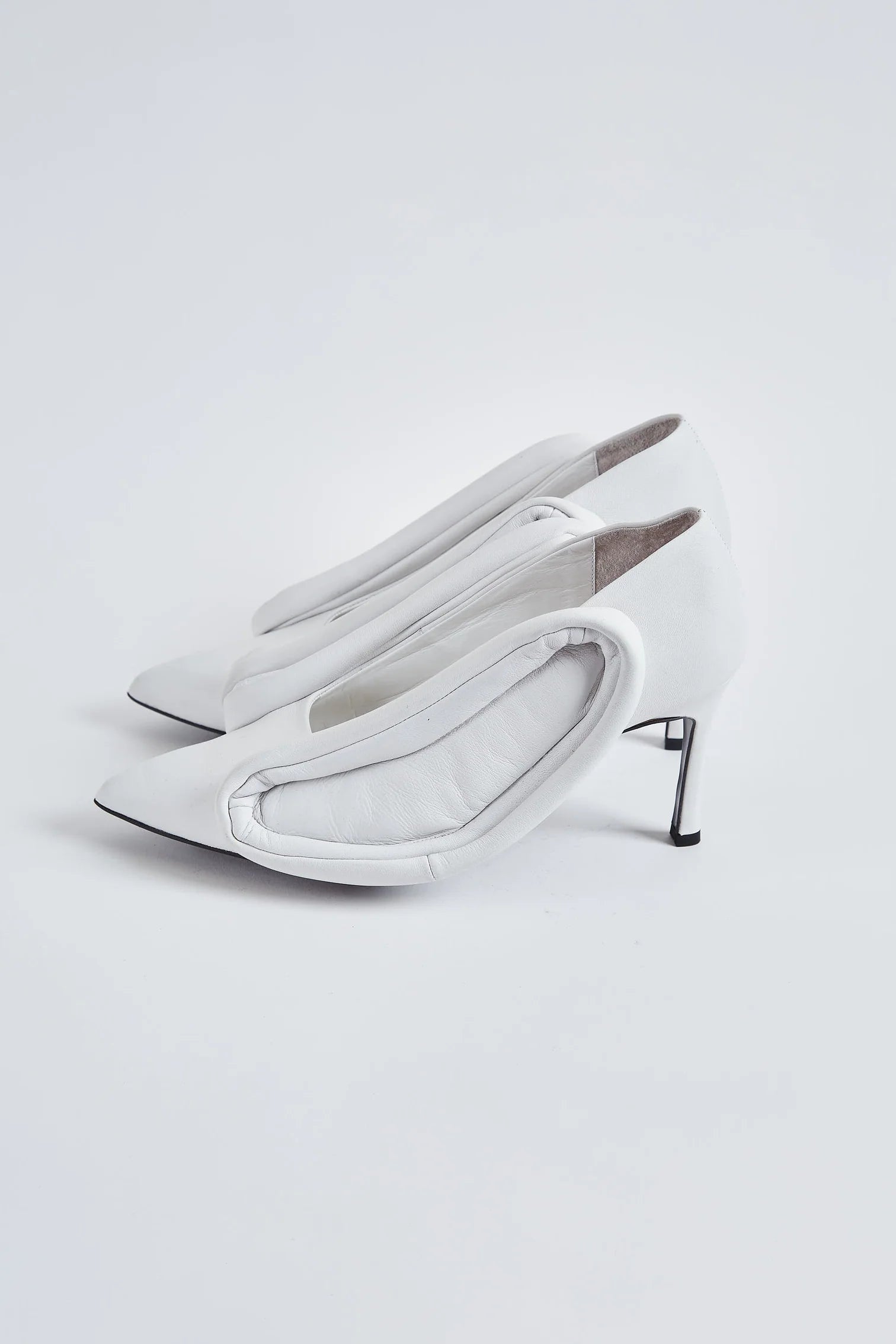 "LADY" High Heels (White)