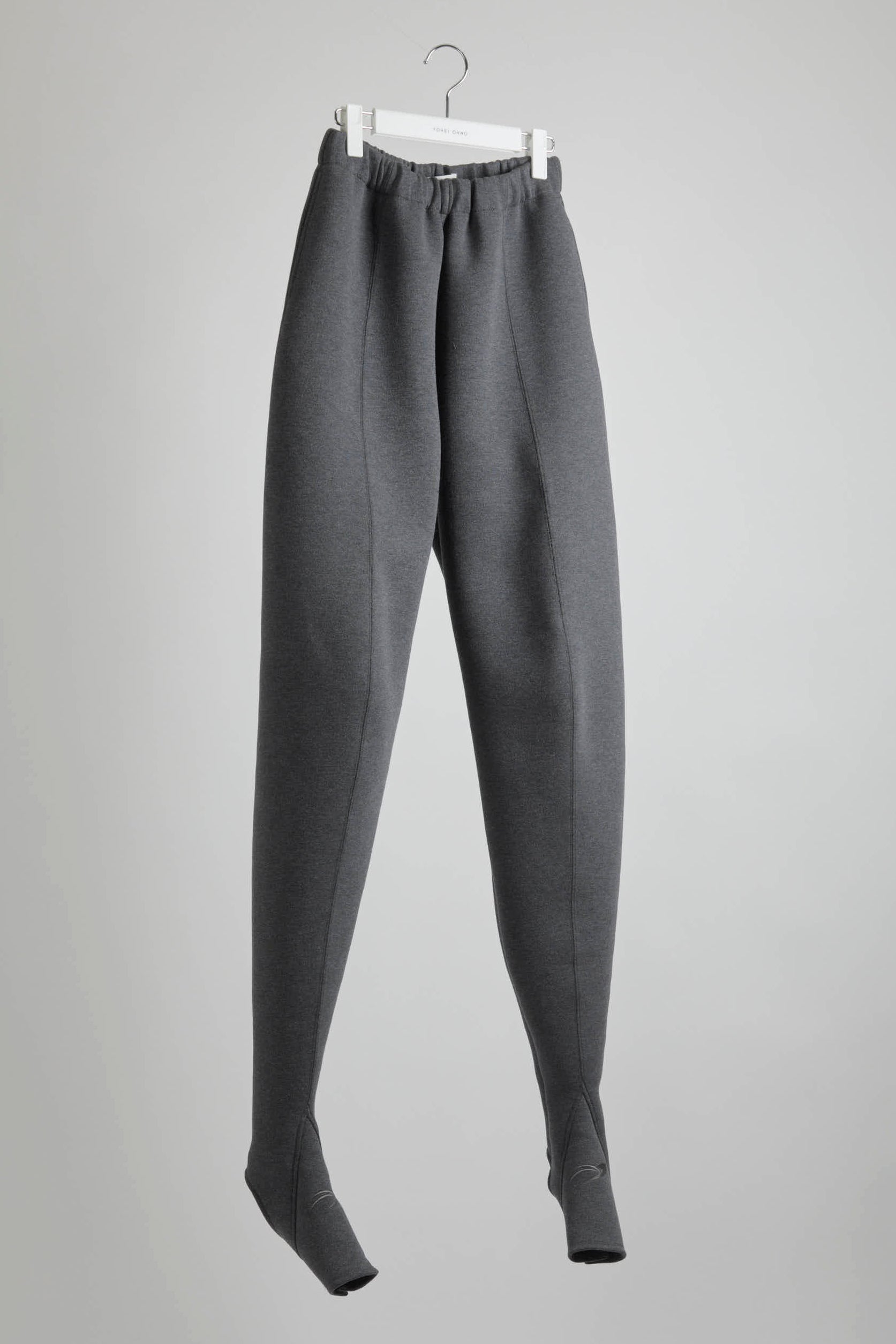 Double Jersey Stirrup Trousers (Grey)