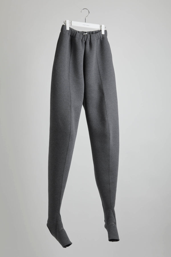 Double Jersey Stirrup Trousers (Grey)