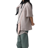 Scarf Wool Polo (Grey/Black)