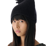 Scarf Flat Hat (Black)