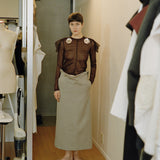 Neontetra Tulle Top (Brown)