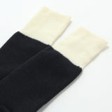 Warm Pile Socks (Black/Creme)