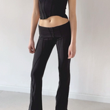 Waist Band Trousers (Black)