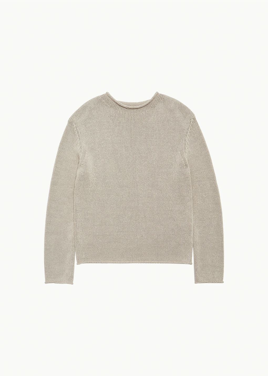 Paper Yarn Pullover (Beige)