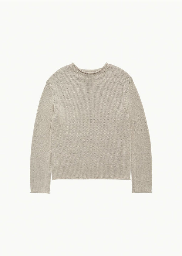 Paper Yarn Pullover (Beige)