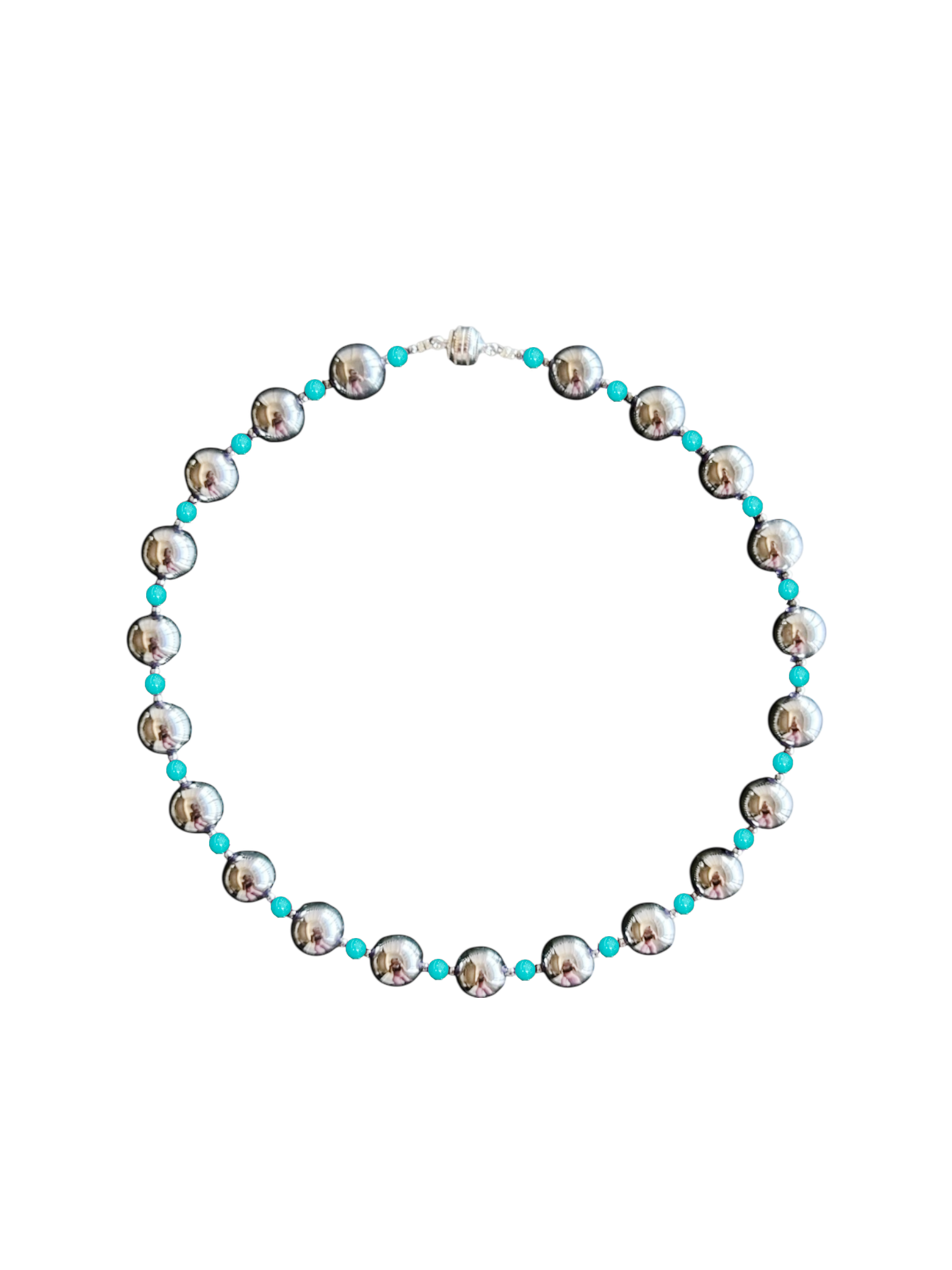 Fish Eggs Necklace (Amazonite)