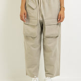 Dionysis Cropped Cargo Pant (Khaki)