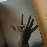 Coil Brass Ring