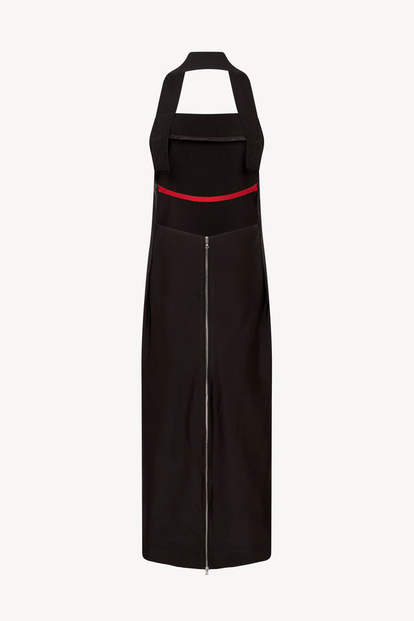 Apron Evening Dress (Black)
