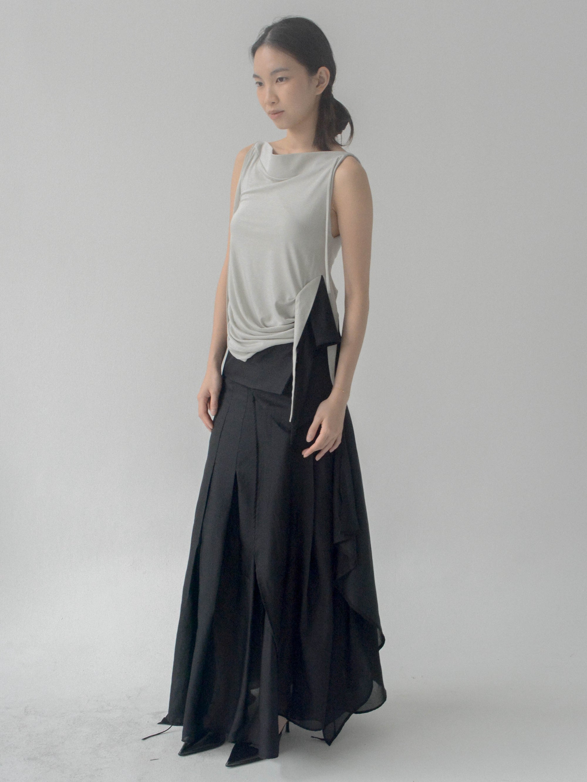 Fallo Draped Top (Mist)