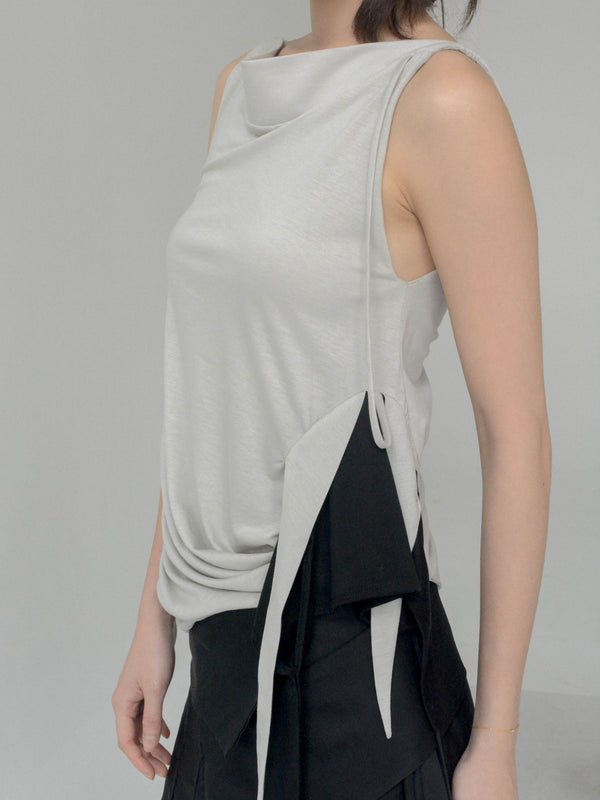 Fallo Draped Top (Mist)