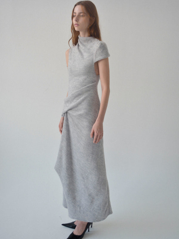 Pierre Long Dress (Grey)