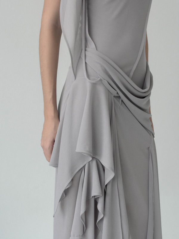 Antro Mesh Dress (Slate)